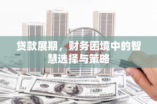布袋贷款展期，财务困境中的智慧选择与策略