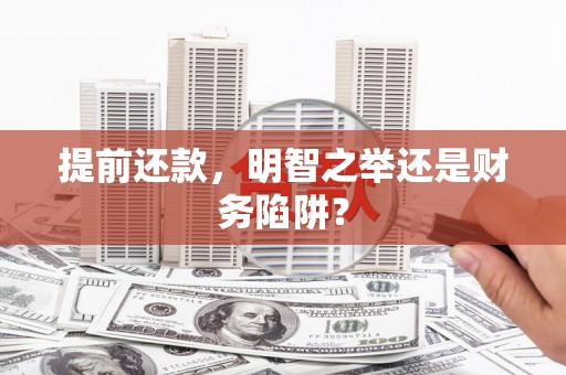 布袋提前还款，明智之举还是财务陷阱？