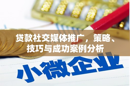 布袋贷款社交媒体推广，策略、技巧与成功案例分析