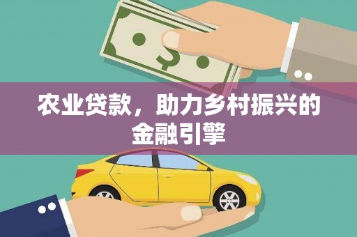 布袋农业贷款，助力乡村振兴的金融引擎