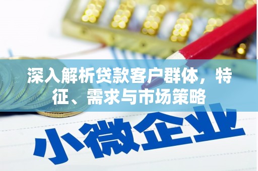 布袋深入解析贷款客户群体，特征、需求与市场策略