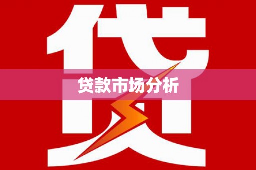 布袋贷款市场分析