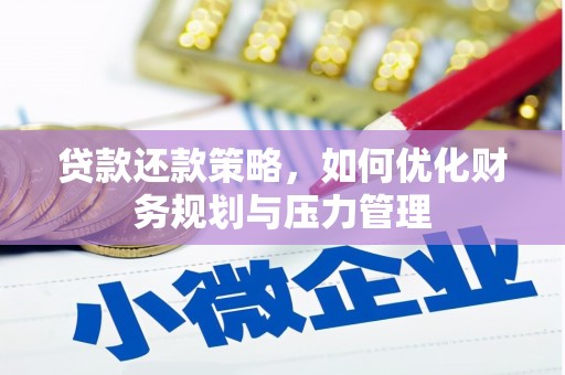 布袋贷款还款策略，如何优化财务规划与压力管理