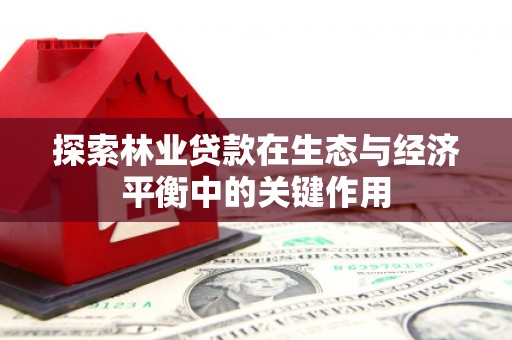 布袋探索林业贷款在生态与经济平衡中的关键作用