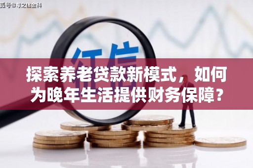 布袋探索养老贷款新模式，如何为晚年生活提供财务保障？
