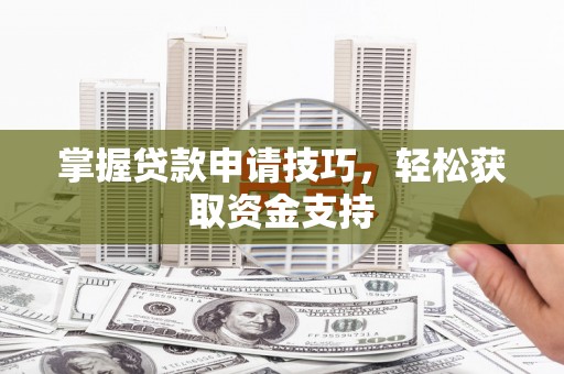布袋掌握贷款申请技巧，轻松获取资金支持