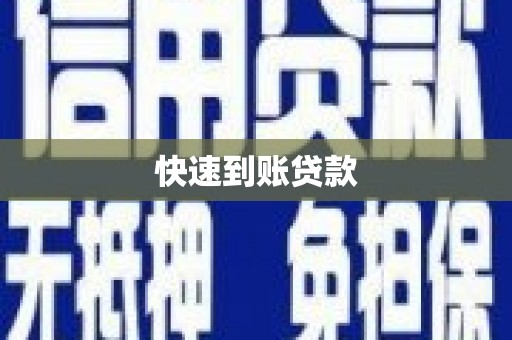 布袋快速到账贷款