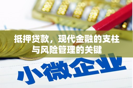 布袋抵押贷款，现代金融的支柱与风险管理的关键
