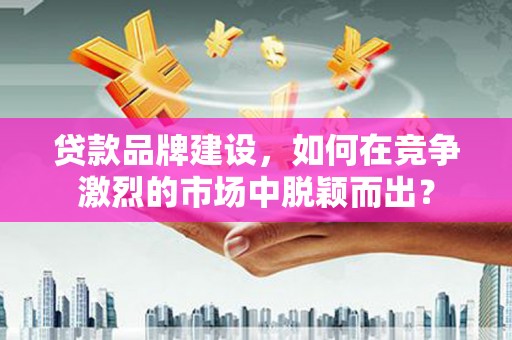 布袋贷款品牌建设，如何在竞争激烈的市场中脱颖而出？