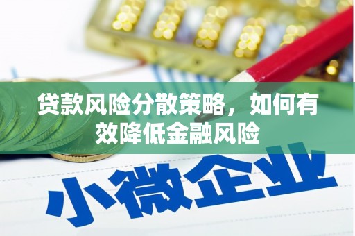 布袋贷款风险分散策略，如何有效降低金融风险