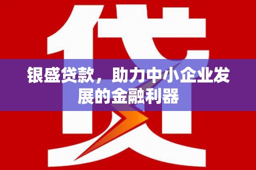 布袋银盛贷款，助力中小企业发展的金融利器