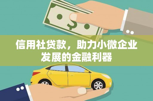 布袋信用社贷款，助力小微企业发展的金融利器