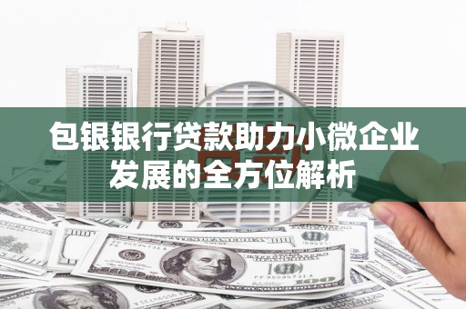 布袋包银银行贷款助力小微企业发展的全方位解析