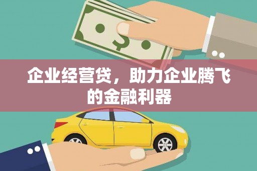 布袋企业经营贷，助力企业腾飞的金融利器