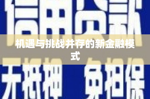 布袋机遇与挑战并存的新金融模式
