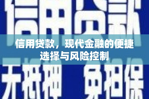 布袋信用贷款，现代金融的便捷选择与风险控制