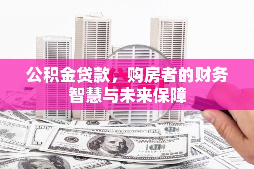 布袋公积金贷款，购房者的财务智慧与未来保障