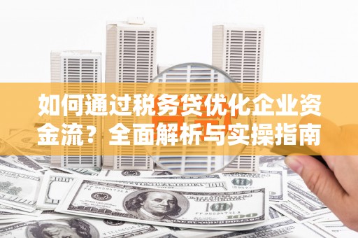 布袋如何通过税务贷优化企业资金流？全面解析与实操指南