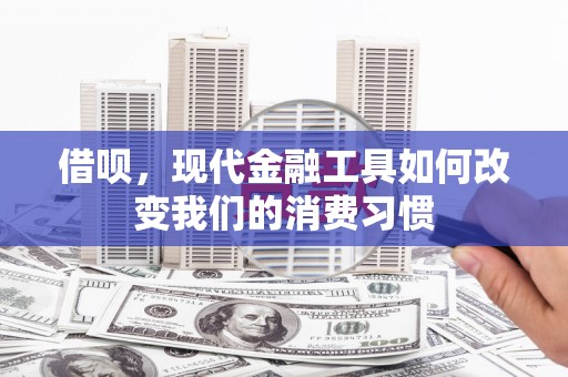 布袋借呗，现代金融工具如何改变我们的消费习惯
