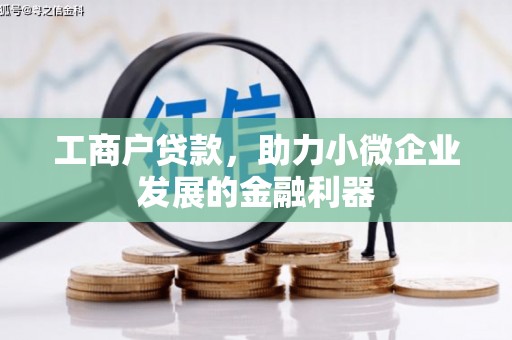 布袋工商户贷款，助力小微企业发展的金融利器