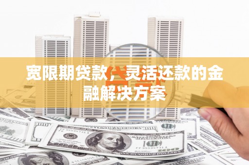 布袋宽限期贷款，灵活还款的金融解决方案