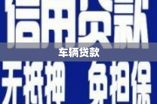 布袋车辆贷款