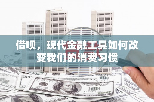 布袋借呗，现代金融工具如何改变我们的消费习惯