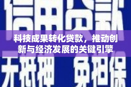 布袋科技成果转化贷款，推动创新与经济发展的关键引擎