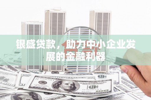 布袋银盛贷款，助力中小企业发展的金融利器