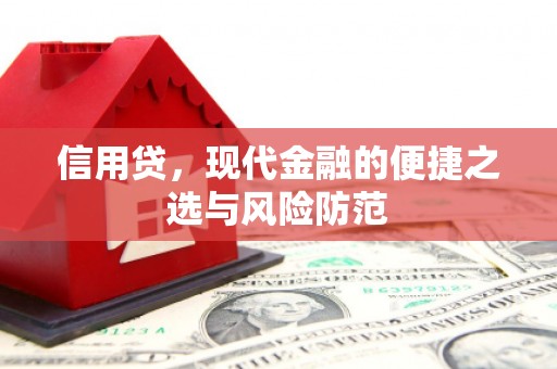 布袋信用贷，现代金融的便捷之选与风险防范