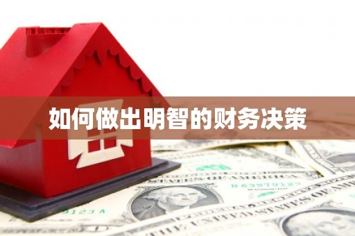 布袋如何做出明智的财务决策